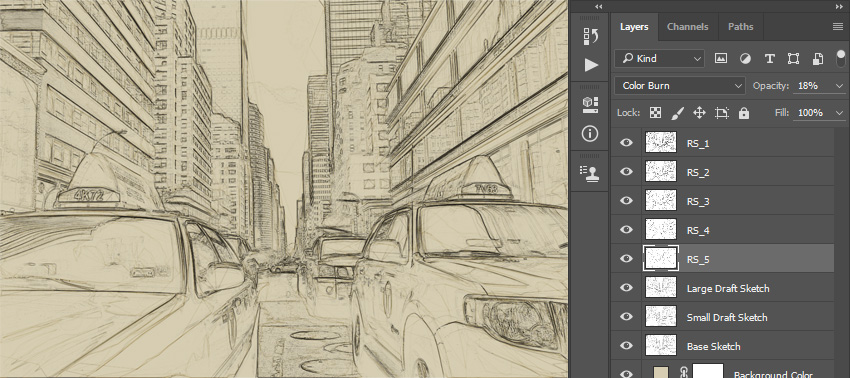 850x378 How To Create A Sketch Effect Action In Adobe Photoshop - 5 Sketch