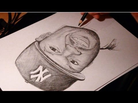 480x360 50 Cent Speed Drawing By Cezary - 50 Cent Sketch