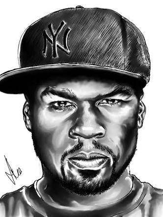 50 Cent Sketch at PaintingValley.com | Explore collection of 50 Cent Sketch