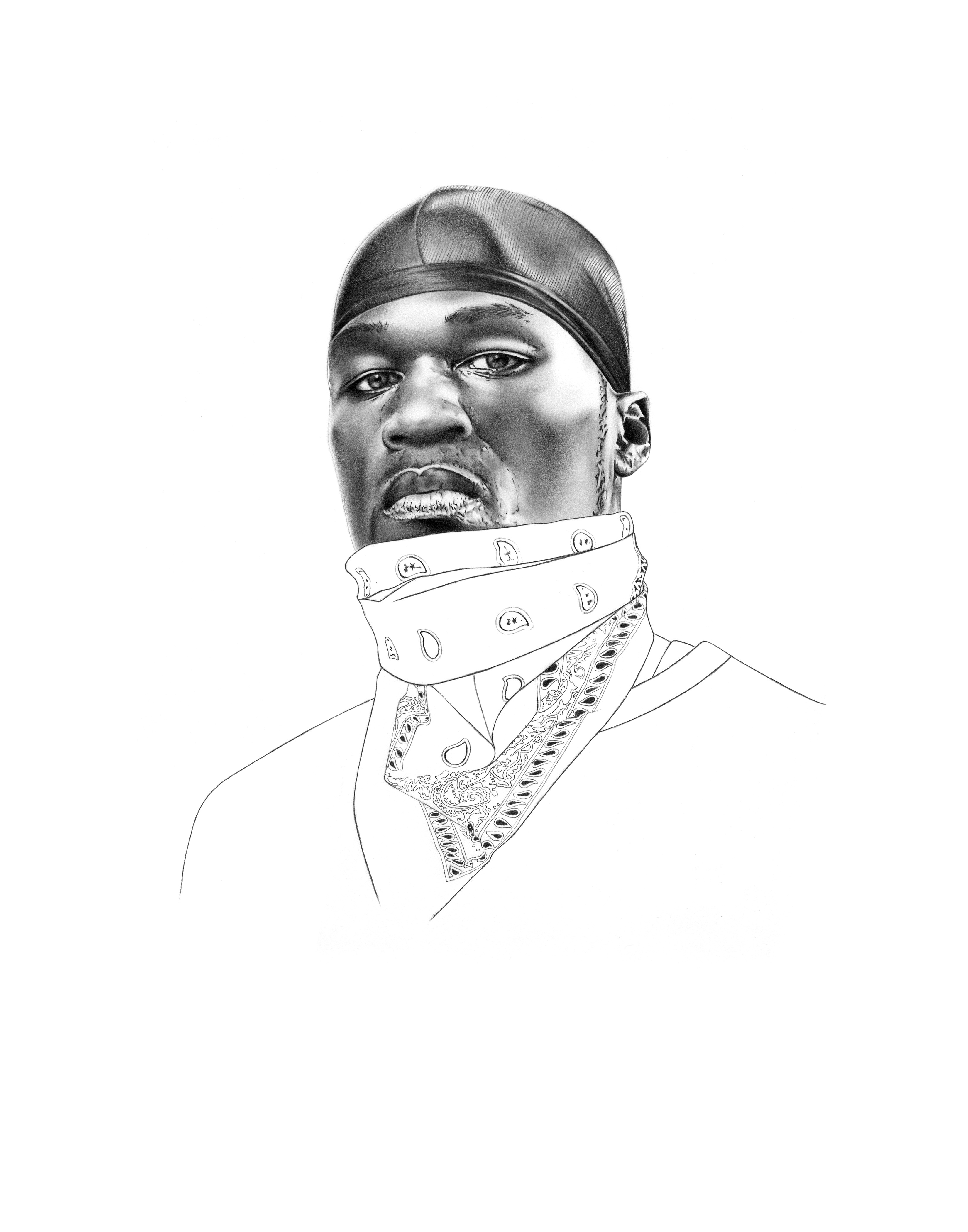 3300x4200 Antonio Pelayo 50 Cent - 50 Cent Sketch