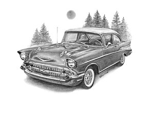 57 Chevy Sketch At Paintingvalley.com 