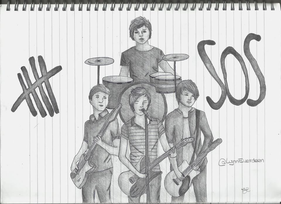 960x697 Image - 5sos Sketch