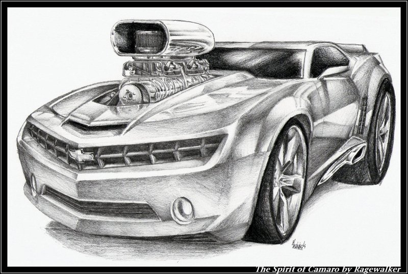 69 Camaro Sketch at PaintingValley.com | Explore collection of 69 ...