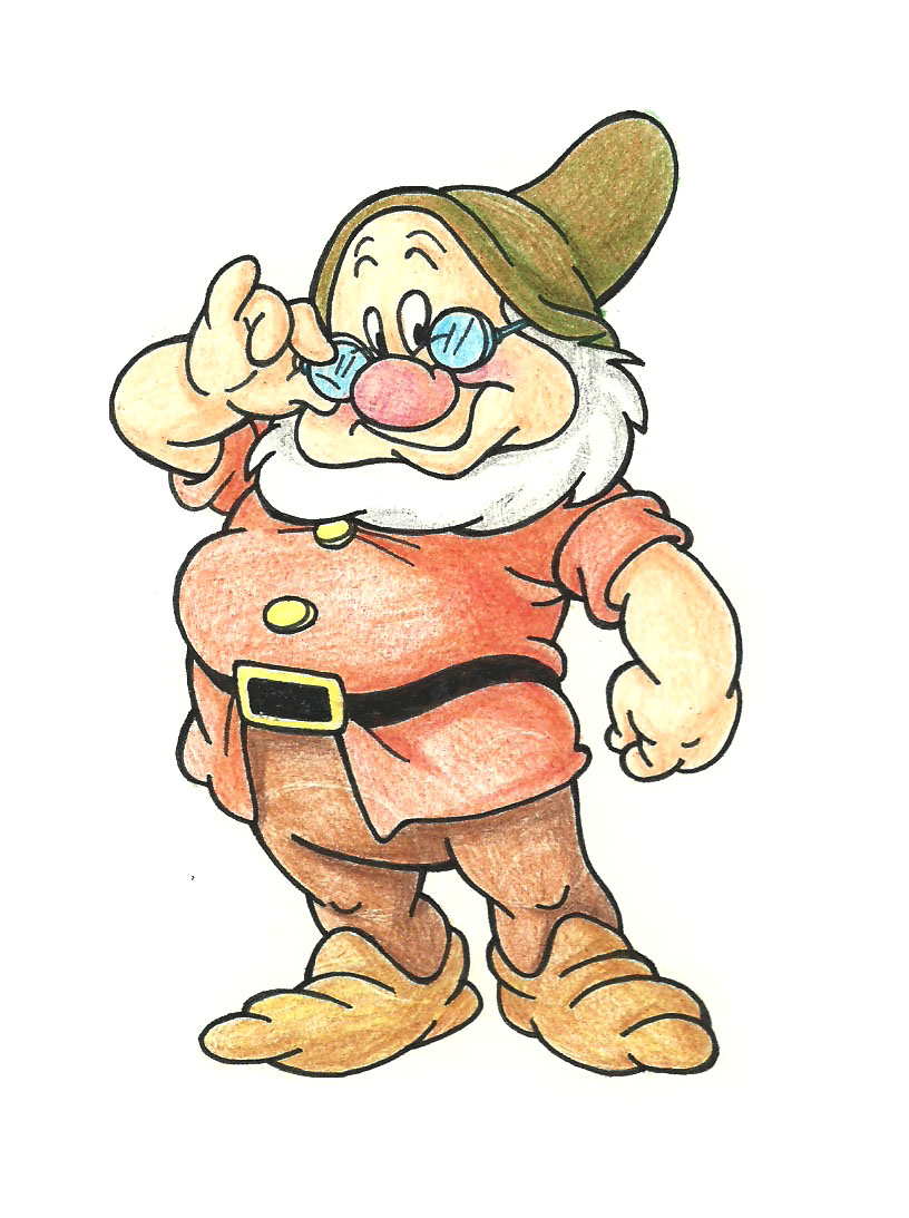 816x1093 How To Draw Doc From The Seven Dwarfs 7 Steps (With Pictures) - 7 Dwarfs Sketch
