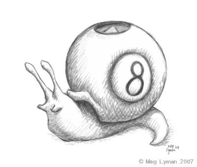 400x338 Magic 8 Ball Snail Crashoctopus Blog - 8 Ball Sketch