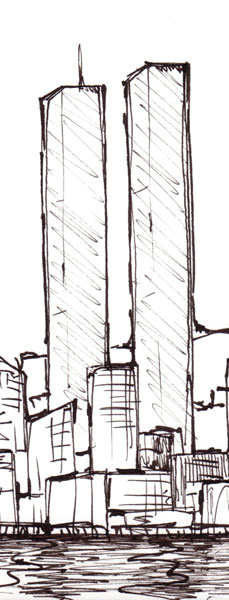 229x600 That Forever September Morning Memories Of 911 - 9 11 Sketch
