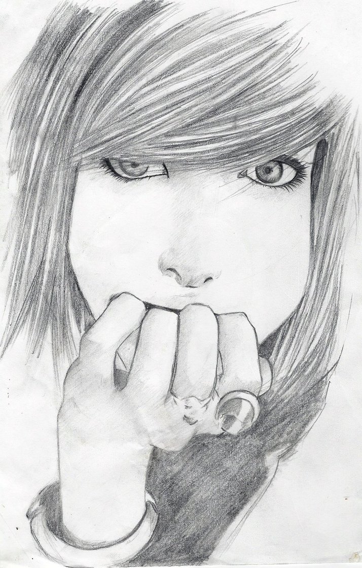 714x1119 Beautiful Girl Sketch By Lahhtoota - A Beautiful Sketch