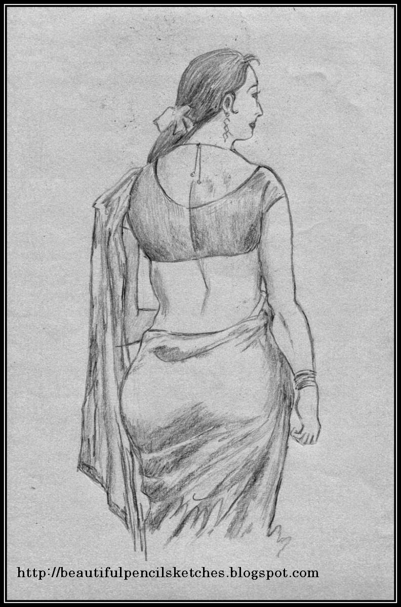 792x1200 Beautiful Pencil Sketches Pencil Sketch Of Beautiful Indian - A Beautiful Sketch