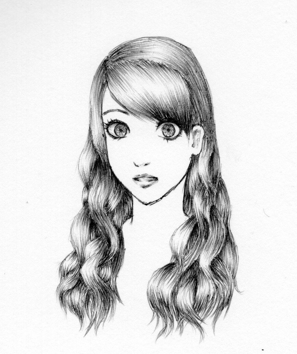 a-sketch-of-a-girl-at-paintingvalley-explore-collection-of-a