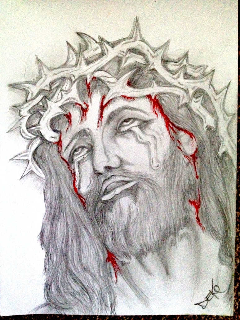 774x1032 Jesus Tattoo Drawing By Dekoart13 - A Sketch Of Jesus