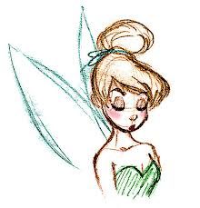 220x229 Tumblr Drawings Easy Tinkerbell - A Sketch Of Tinkerbell