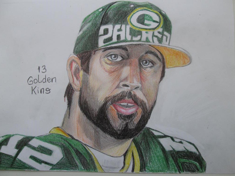 1000x750 How To Draw Aaron Rodgers! - Aaron Rodgers Sketch