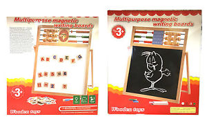 300x172 Kids Educational Xmas Toys Wooden 2in1 Black, White Drawing Board - Abacus Sketch