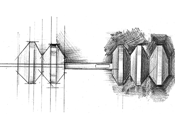 562x421 Postalco Key Holder Abacus - Abacus Sketch