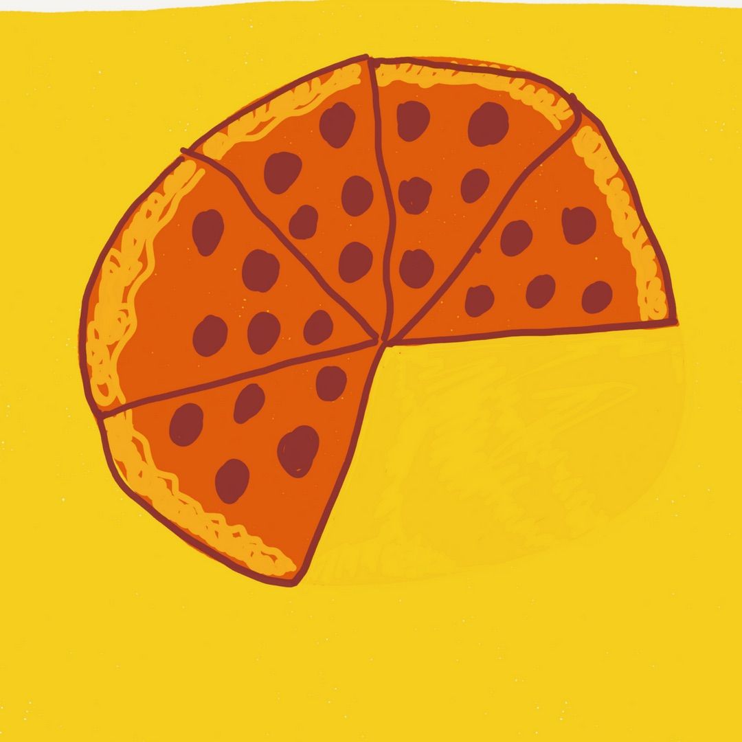 1080x1080 Five For A Pizza! My Sketch For My Emoji Abacus, On - Abacus Sketch