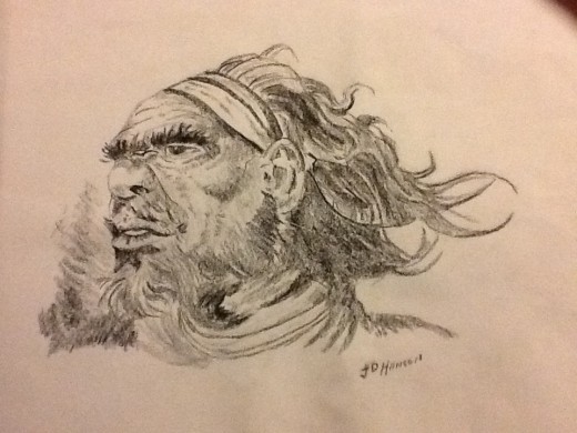 520x390 Learning To Draw By Using The Right Side Of Your Brain Feltmagnet - Aboriginal Sketches