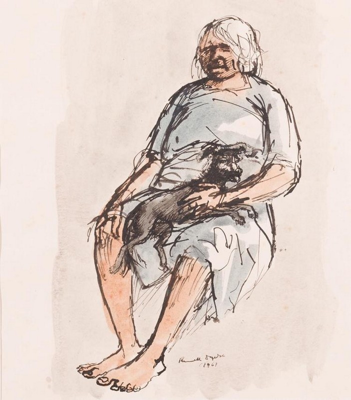 703x800 Russell Drysdale - Aboriginal Sketches