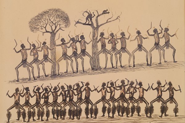 600x400 At Home The Sketchbooks Of Tommy Mcrae Mgnsw - Aboriginal Sketches