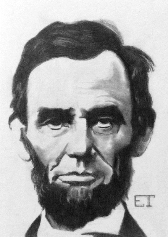 Abraham Lincoln Sketch at PaintingValley.com | Explore collection of ...