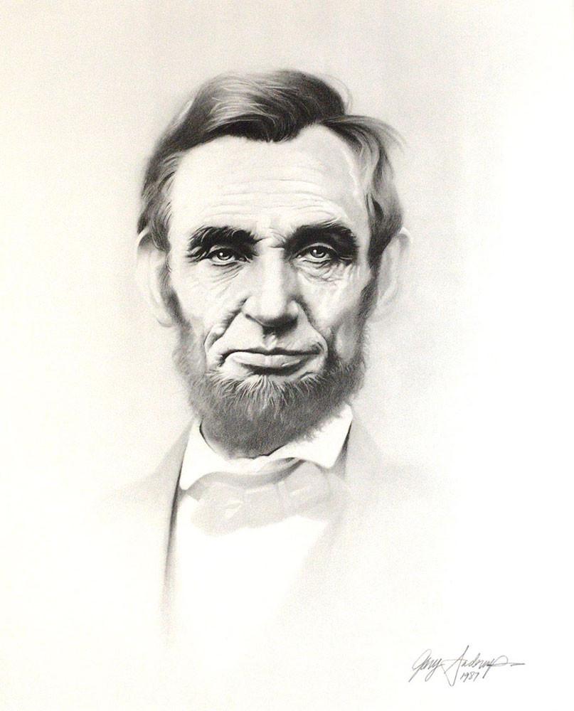 807x1000 Abraham Lincoln Art Prints By Gary Saderup - Abraham Sketch