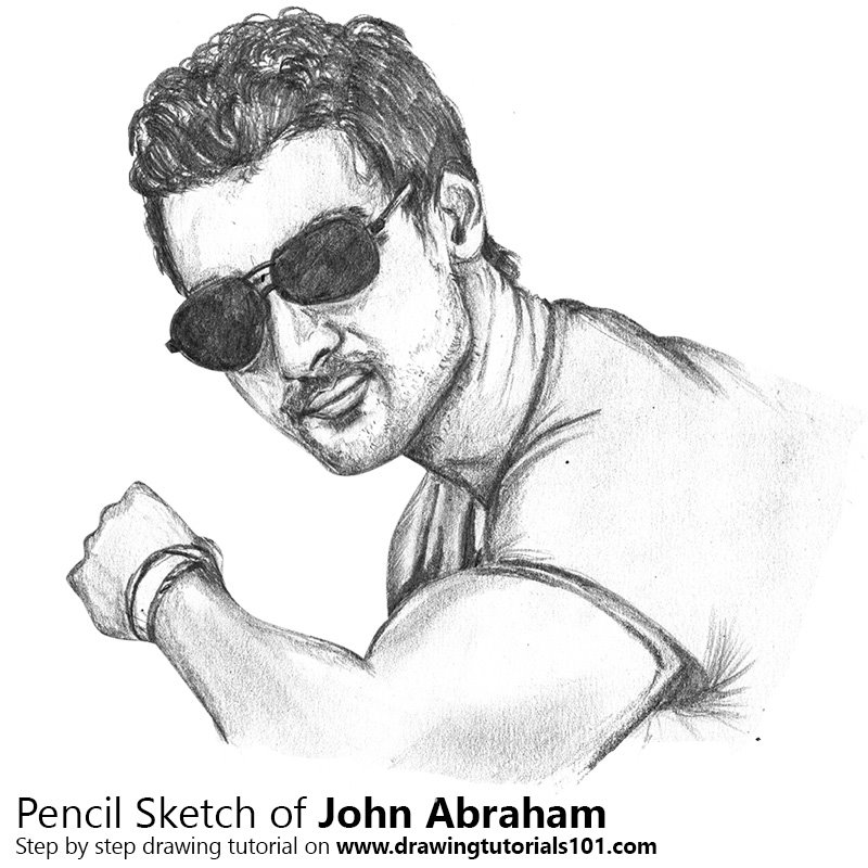 800x800 John Abraham Pencil Drawing - Abraham Sketch
