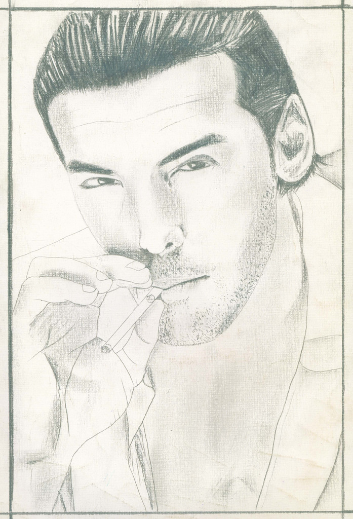 697x1024 John Abraham Sketch John Abraham Sketch By Robin George Robin - Abraham Sketch