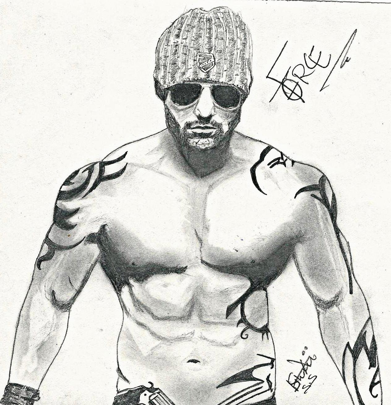 1265x1310 Pencil Sketch Of Actor John Abraham - Abraham Sketch