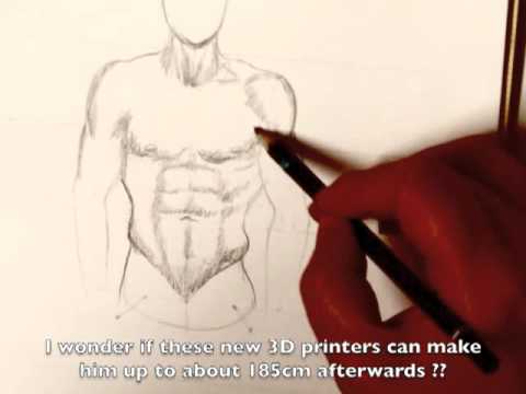 480x360 Drawing Abs - Abs Sketch