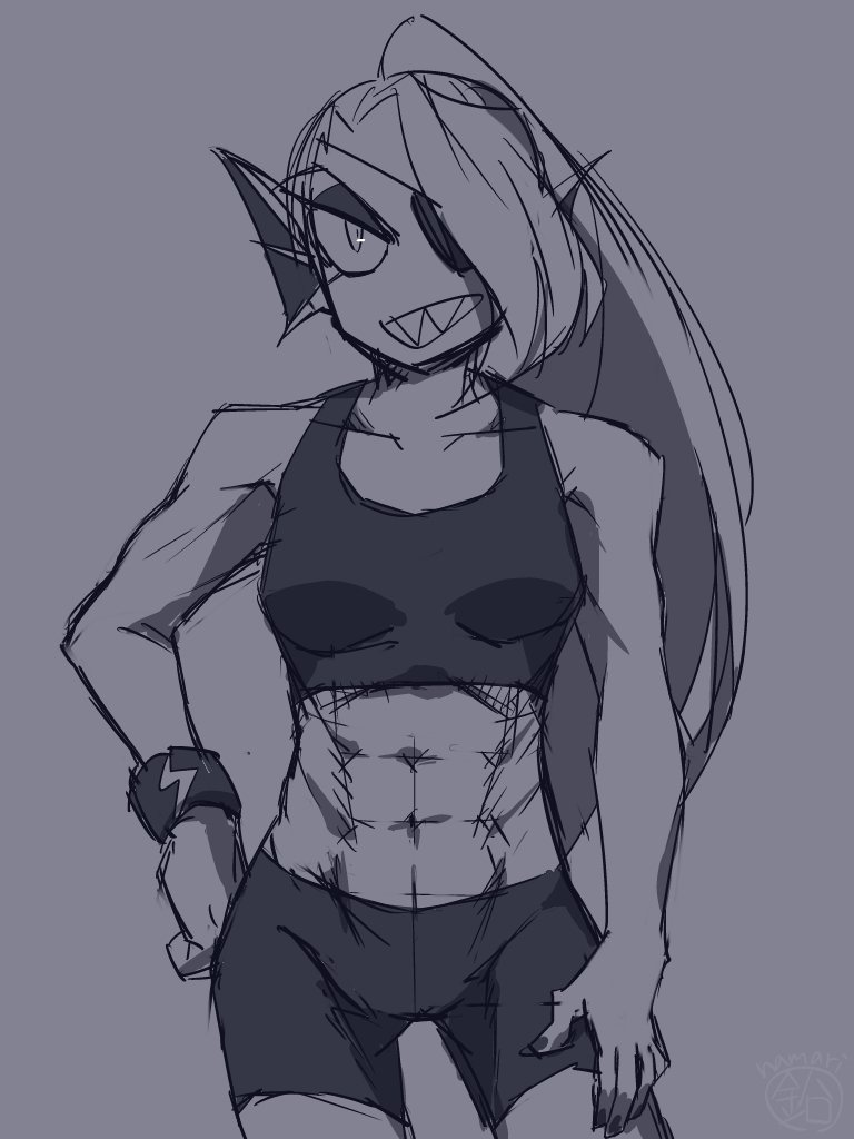 768x1024 Fish Abs Undertale Know Your Meme - Abs Sketch