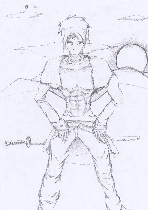 583x827 Abs Sketch Drawing Skill - Abs Sketch