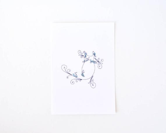 570x456 Abstract Cat Drawing Swirly Giclee Art Print Abstract Cat Etsy - Abstract Cat Sketch