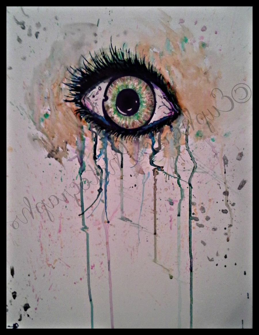 900x1166 Abstract Painting Of Eyes Eye Paintingeuphoricphotographs On - Abstract Eye Sketch