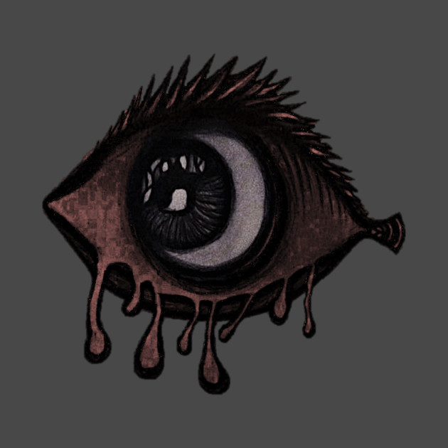 630x630 Abstract Eye Fish (Red) - Abstract Eye Sketch