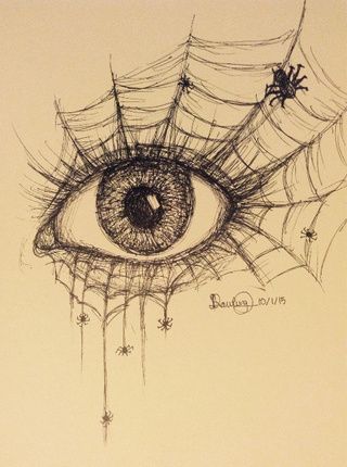 320x430 Random Afternoon Sketches - Abstract Eye Sketch