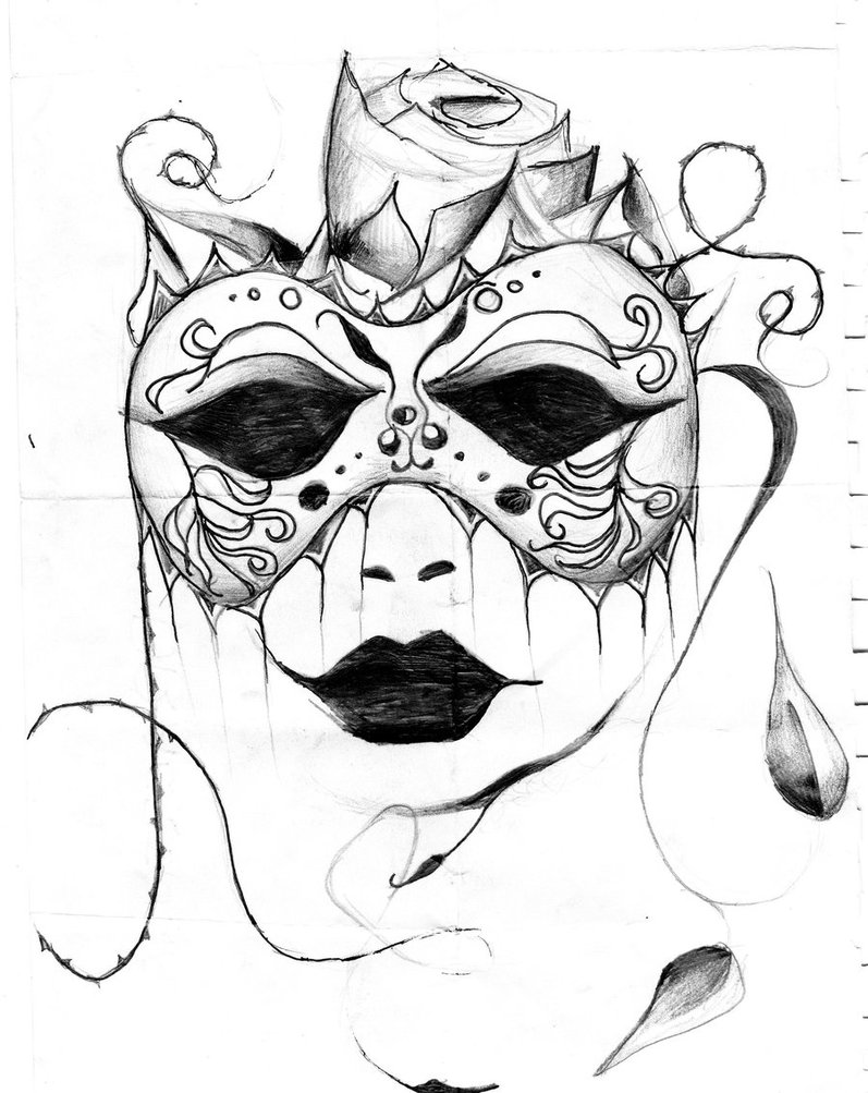 797x1003 Abstract Face Image Drawing Drawing Skill - Abstract Face Sketch