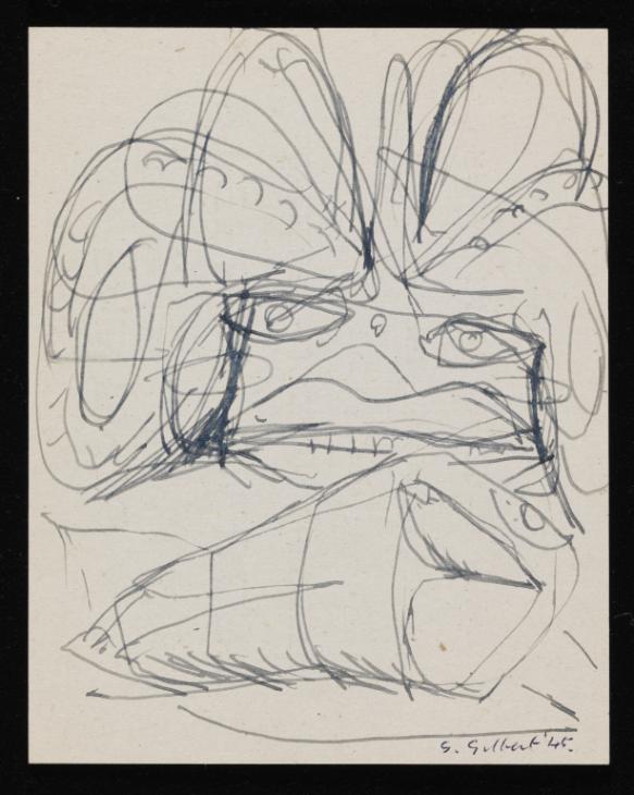 Abstract Face Sketch at PaintingValley.com | Explore collection of ...