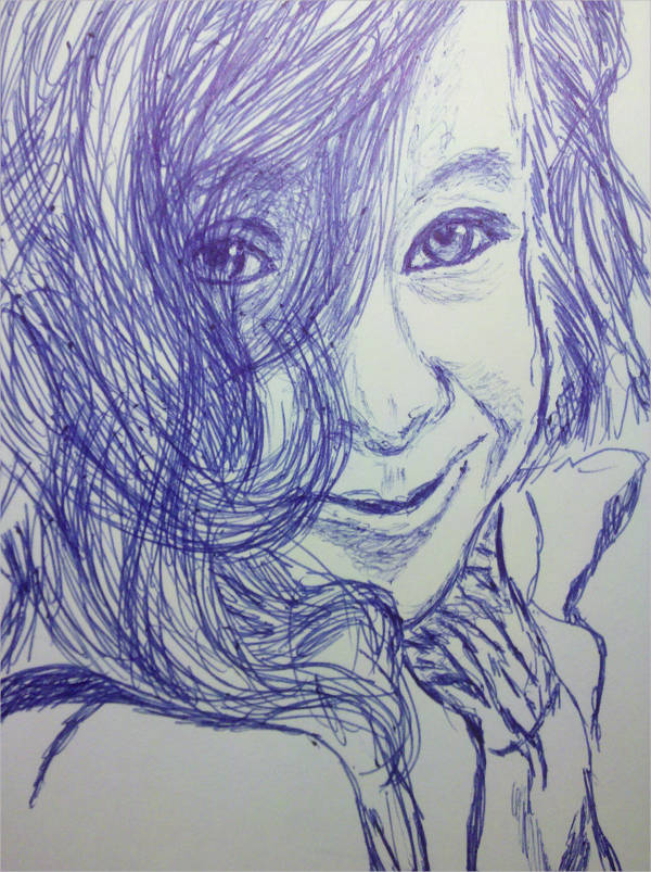 600x803 Abstract Sketches, Art Ideas Free Amp Premium Templates - Abstract Face Sketch