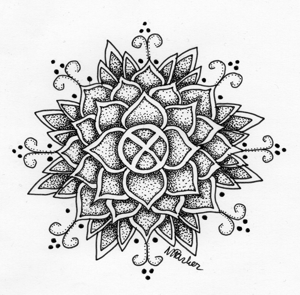 1024x1007 Abstract Flower Pencil Sketches Abstract Flower Pencil Sketches - Abstract Flower Sketch