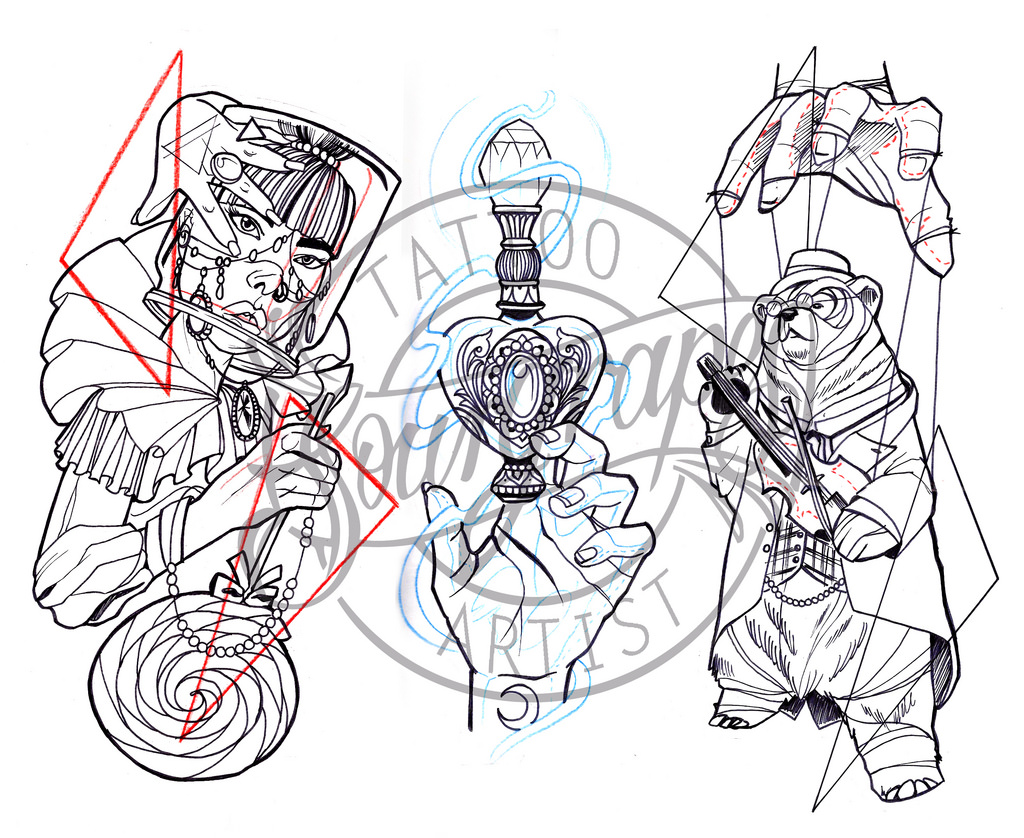 1024x838 Flash22 - Abstract Geometric Sketch