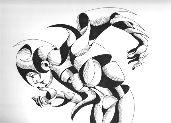 600x431 Mark Webster - Abstract Geometric Sketch