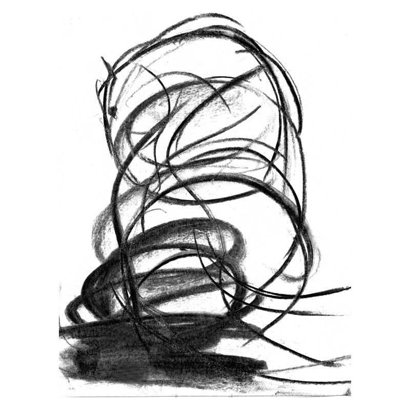 800x800 Wordpress Charcoal Abstract Drawing Of Horse - Abstract Horse Sketch