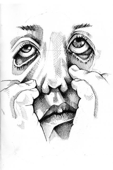 476x713 Risultati Immagini Per Sketch Sketch Sketches - Abstract Portrait Sketch