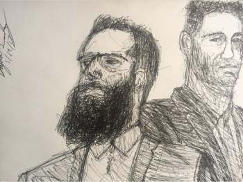 350x263 Artfido Buy Art Online Abstract Portrait, Pen And Ink Drawing - Abstract Portrait Sketch