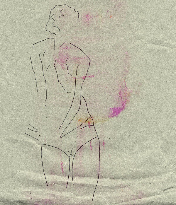 600x700 Abstract Portrait Drawing Ink Artwork Illustration Art - Abstract Portrait Sketch