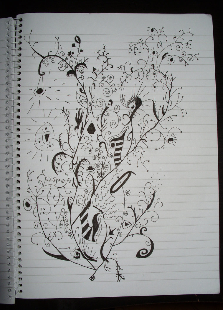 757x1054 Abstract Drawing By Justass - Abstract Sketch Deviantart