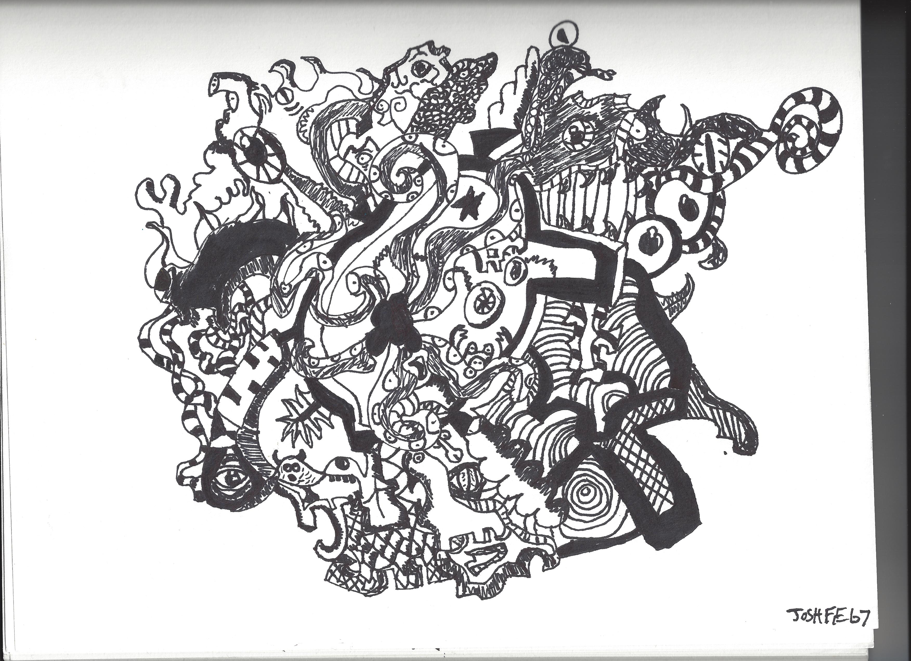 3504x2544 Random Abstract Drawing With Sharpies By Joshm99 - Abstract Sketch Deviantart