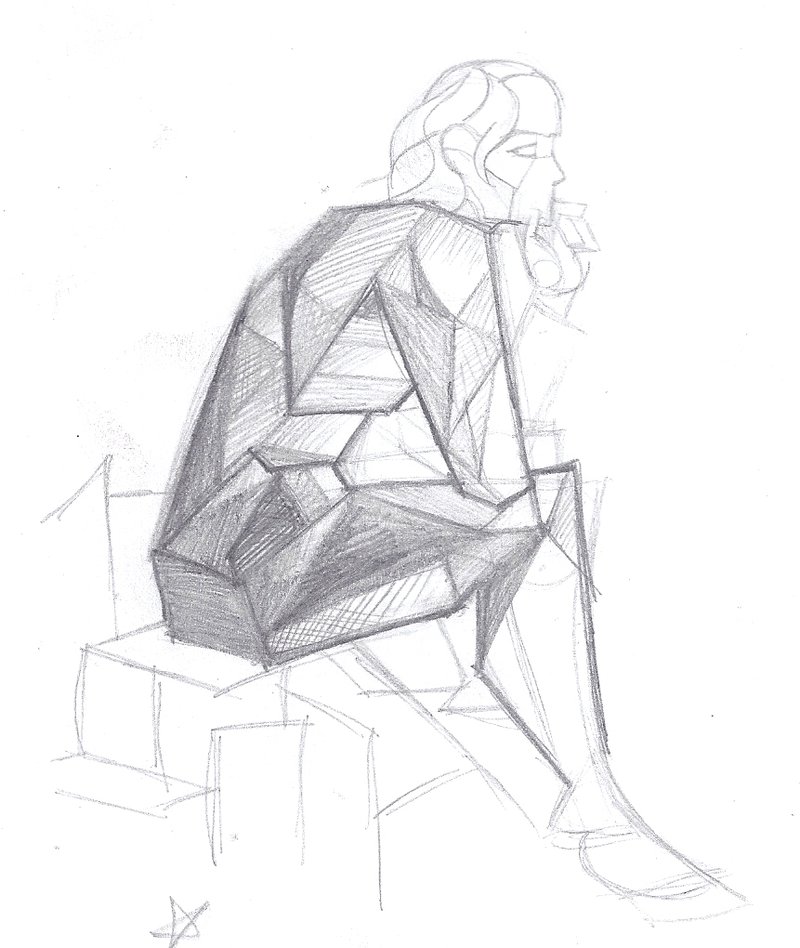 800x948 Abstract Sketch Art Arts Angel - Abstract Sketch Deviantart