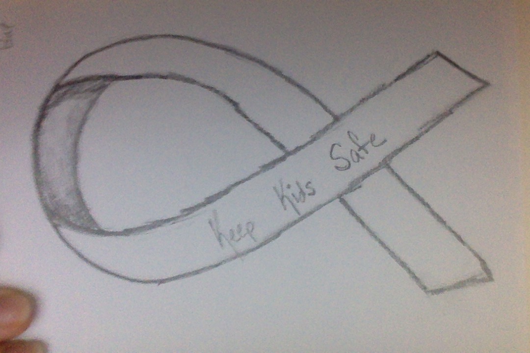 1080x720 How To Draw The Child Abuse Awareness Ribbon 7 Steps - Abuse Sketch