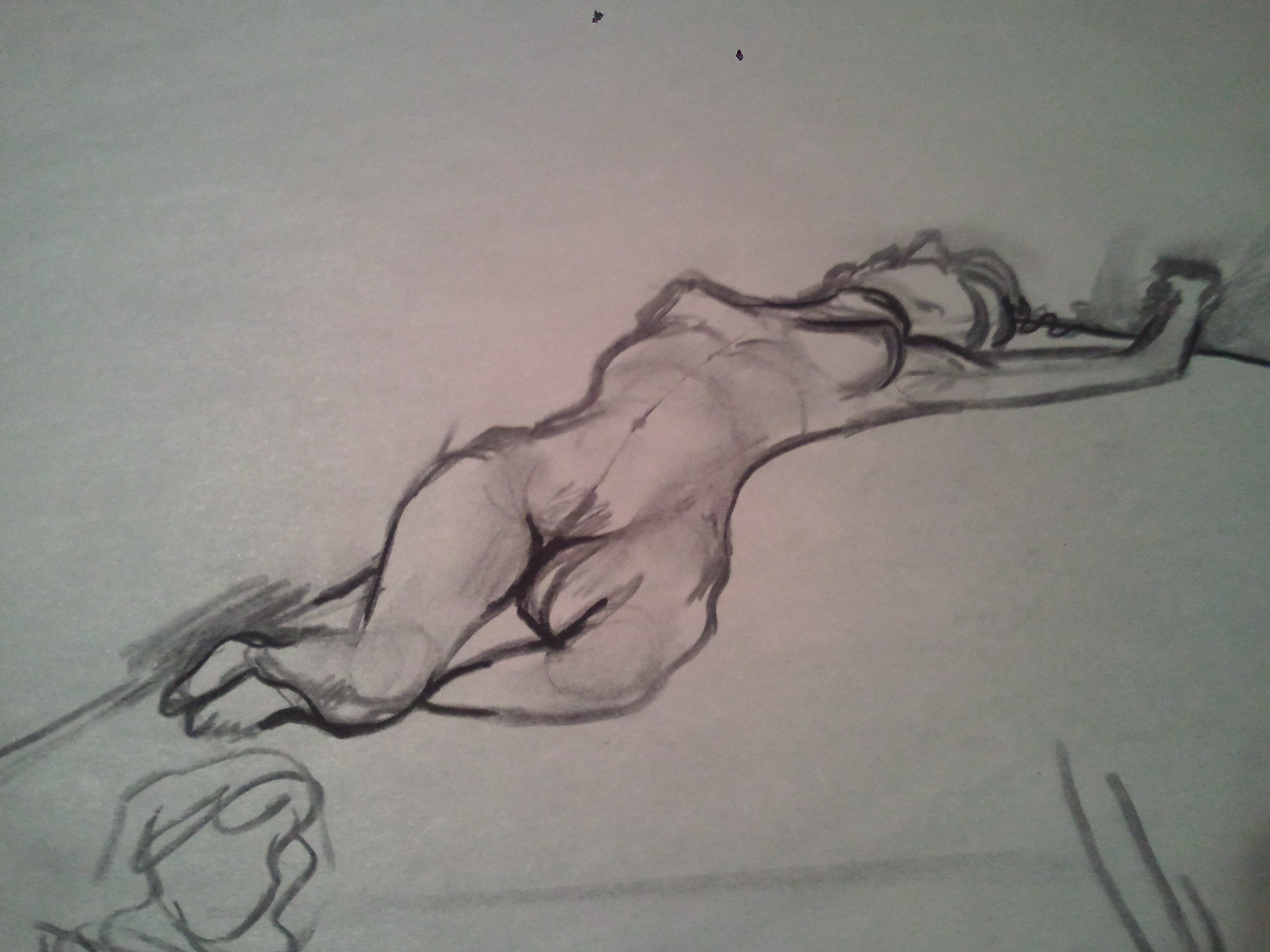 2560x1920 Life Drawing Sketch Emily Carr University - Abuse Sketch