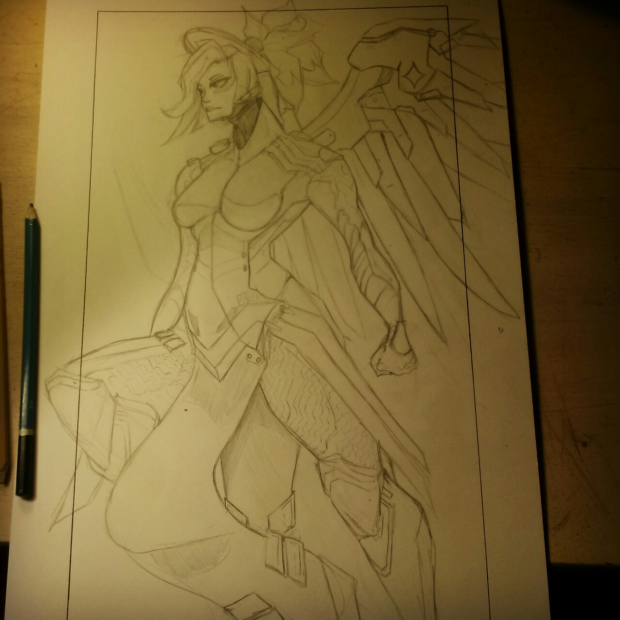 1280x1280 Mercy (Sketch) By Ikaros223 On Newgrounds - Abuse Sketch
